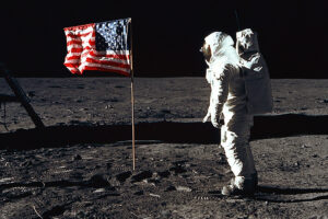 Buzz Aldrin on the moon photo courtesy NASA