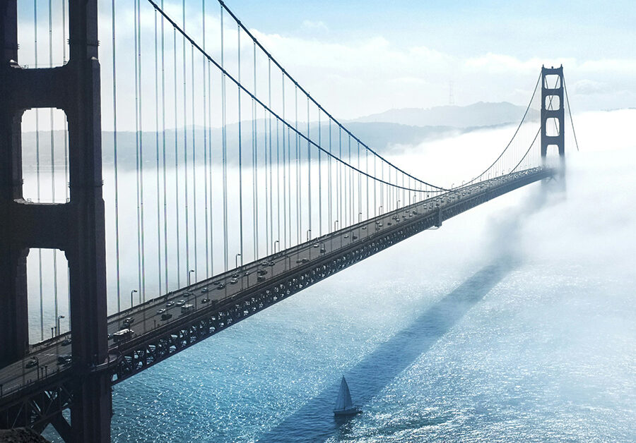 Golden Gate Bridge photo by Modestas Urbonas via unsplash